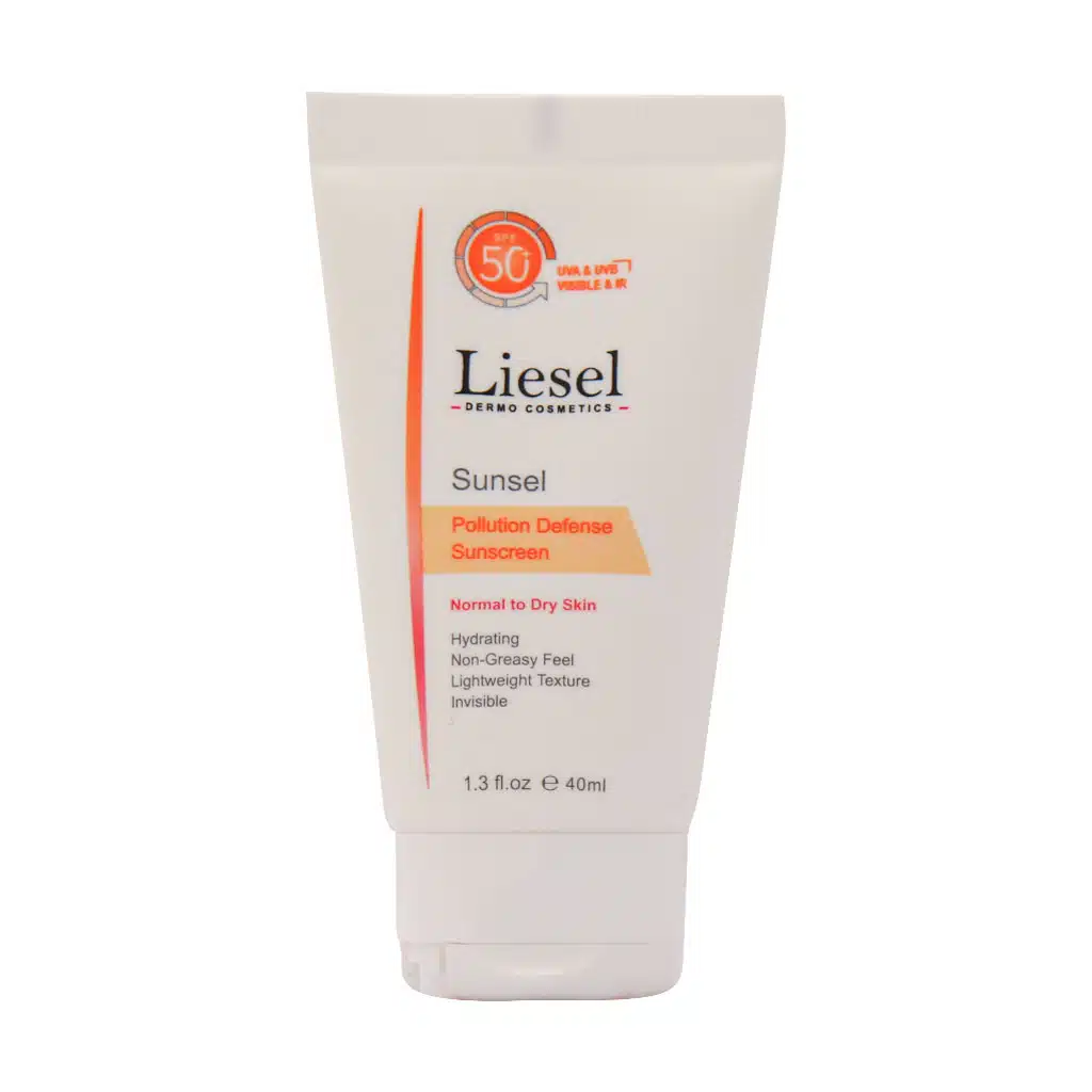 Liesel-Sunsel-Dry-And-Normal-Skin-Sunscreen-Cream-SPF۵۰-۴۰-ml-1.jpg.webp ضدآفتاب سانسل پوست خشک و نرمال لایسل 40 میلی لیتر