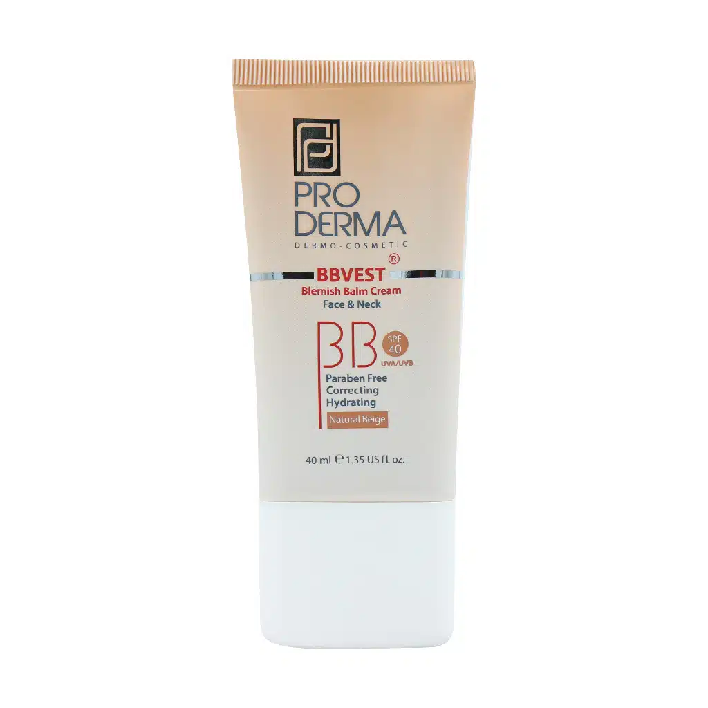 ProDerma-BBVest-Blemish-Balm-Cream-SPF40-40-ml-1.jpg.webp بی بی کرم SPF40 پرودرما مناسب پوست های چرب و جوشدار 40 میلی لیتر
