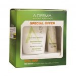 پک کرم ترمیم کننده دست و استیک لب آدرما حاوی شیر جو دوسر