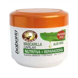 ماسک مو آلوئه ورا و روغن آرگان باباریا 400 میلی لیتر