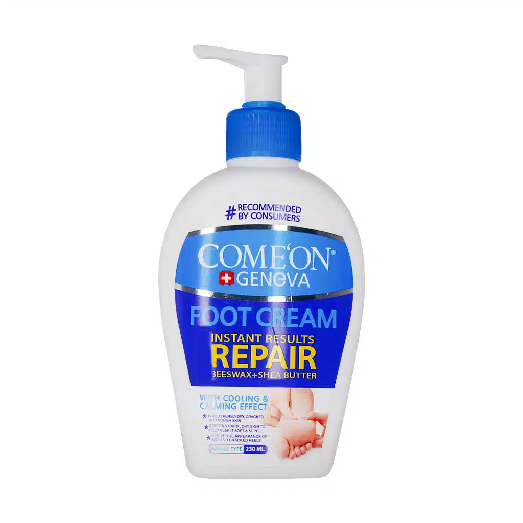 Comeon-Foot-Cream.jpg.webp کرم ضد ترک پا کامان 230 میلی لیتر