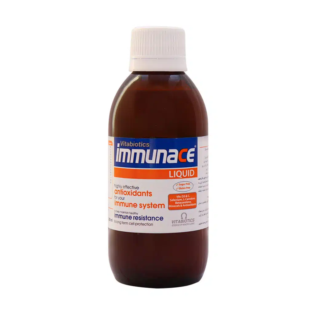 Vitabiotics-Immunace-Liquid-۲۰۰.jpg.webp شربت ایمیونس ویتابیوتیکس 200 میلی لیتر