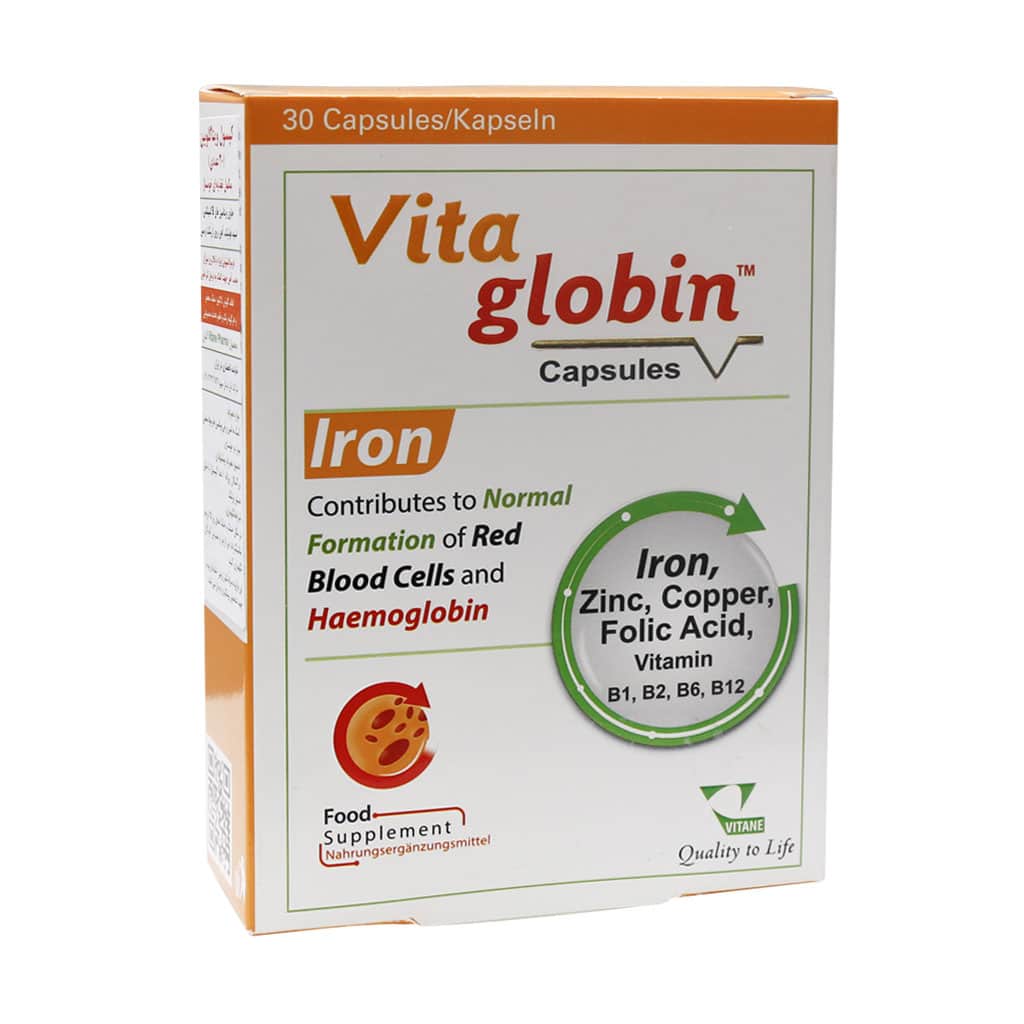 Vitane VitaGlobin 30 Caps کپسول ویتاگلوبین ویتان