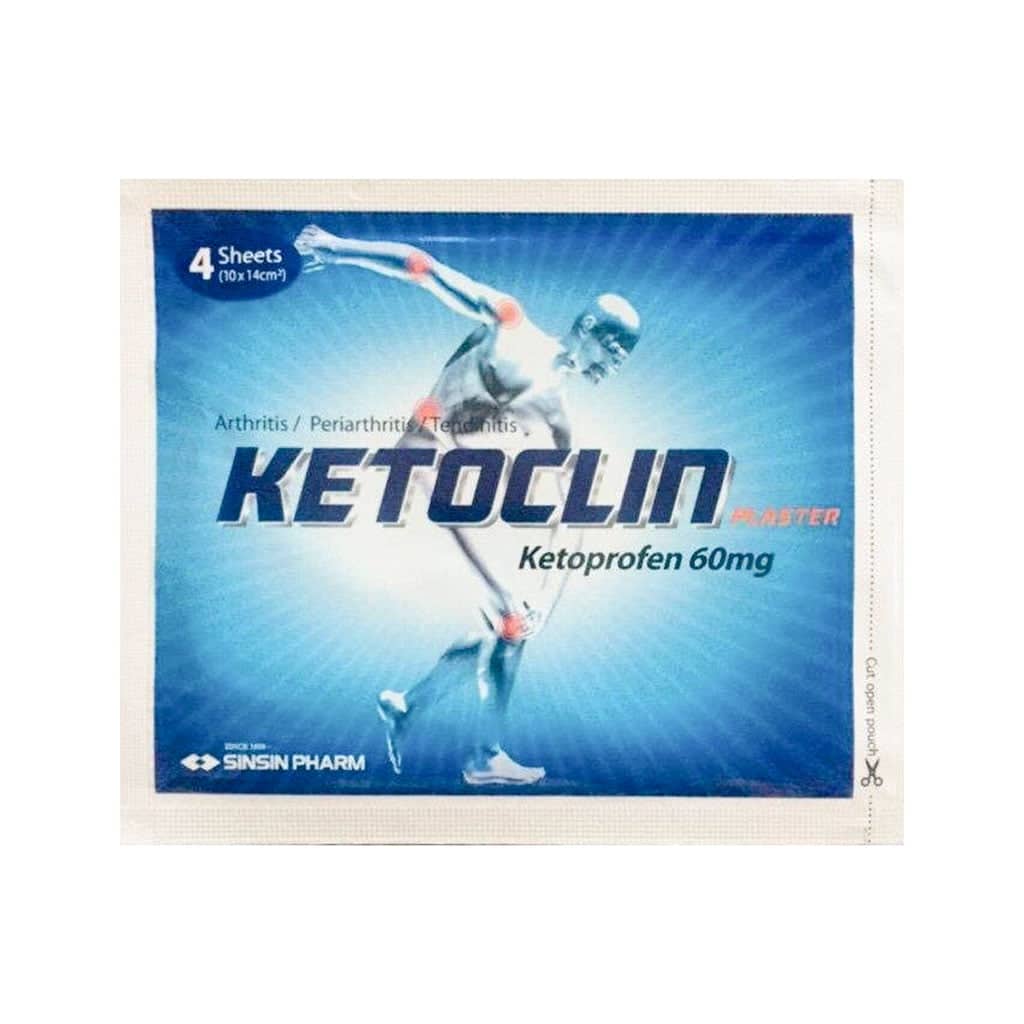 Sinsin Pharm ketoclin plaster چسب کتوکلین پلاستر کتوپروفن