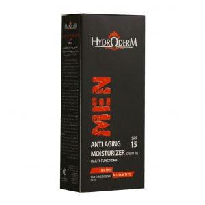 کرم ژل مرطوب کننده و ضد چروک آقایان هیدرودرم 50 میلی لیتر
