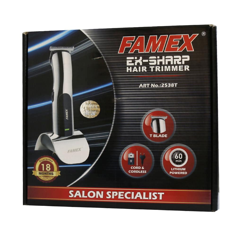 FAMEX ex-sharp Hair Trimmer Art No.2538T -2 ماشین اصلاح سر فامکس مدل 2538