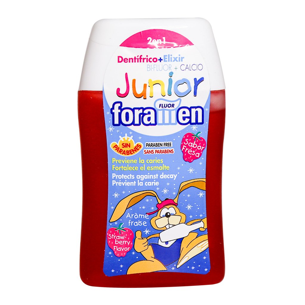 Foramen Junior 2 In 1 Mouth Wash and Toothpaste 100 ml خمیر دندان و دهانشویه 2 در 1 کودکان