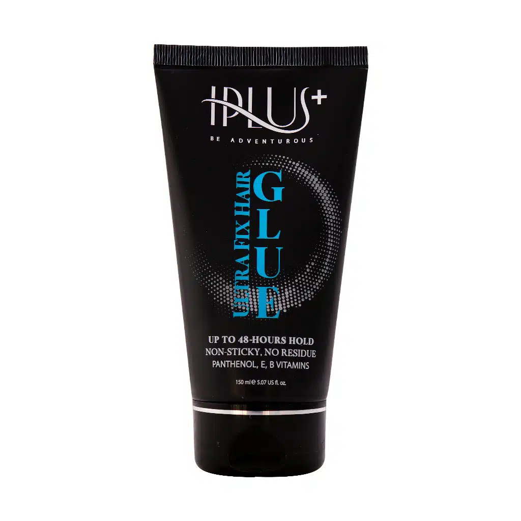 Iplus-Ultra-Fix-Hair-Glue.jpg.webp ژل چسب مو بسیار قوی آی پلاس 150 میلی لیتر