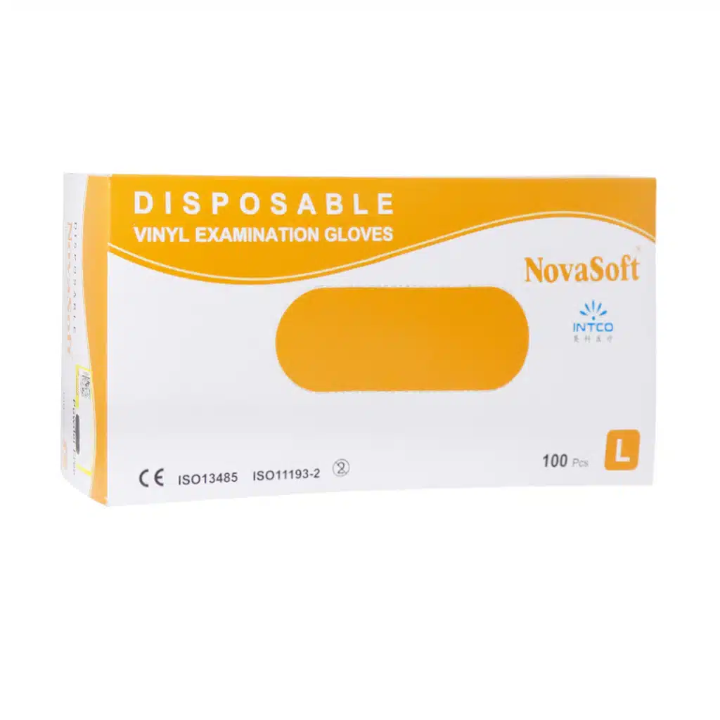 Nova-soft-large-1.jpg.webp دستکش وینیل بدون پودر نواسافت 100 عدد