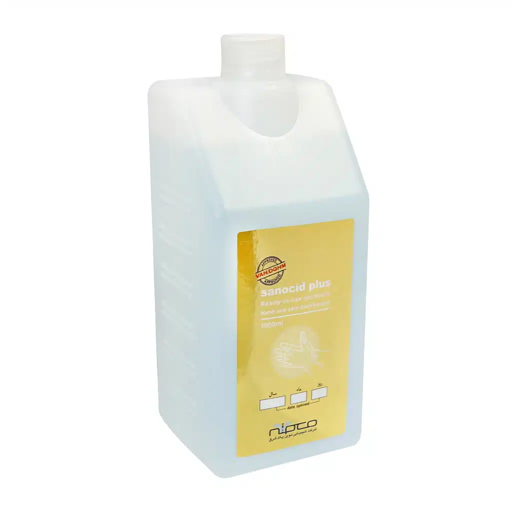Sanocid-Plus-Hand-rub-Disinfection-solution-500.jpg.webp محلول ضد عفونی کننده الکلی دست سانوسید پلاس