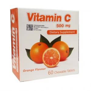 قرص جویدنی ویتامین C 500 میلی گرم سیمرغ دارو عطار