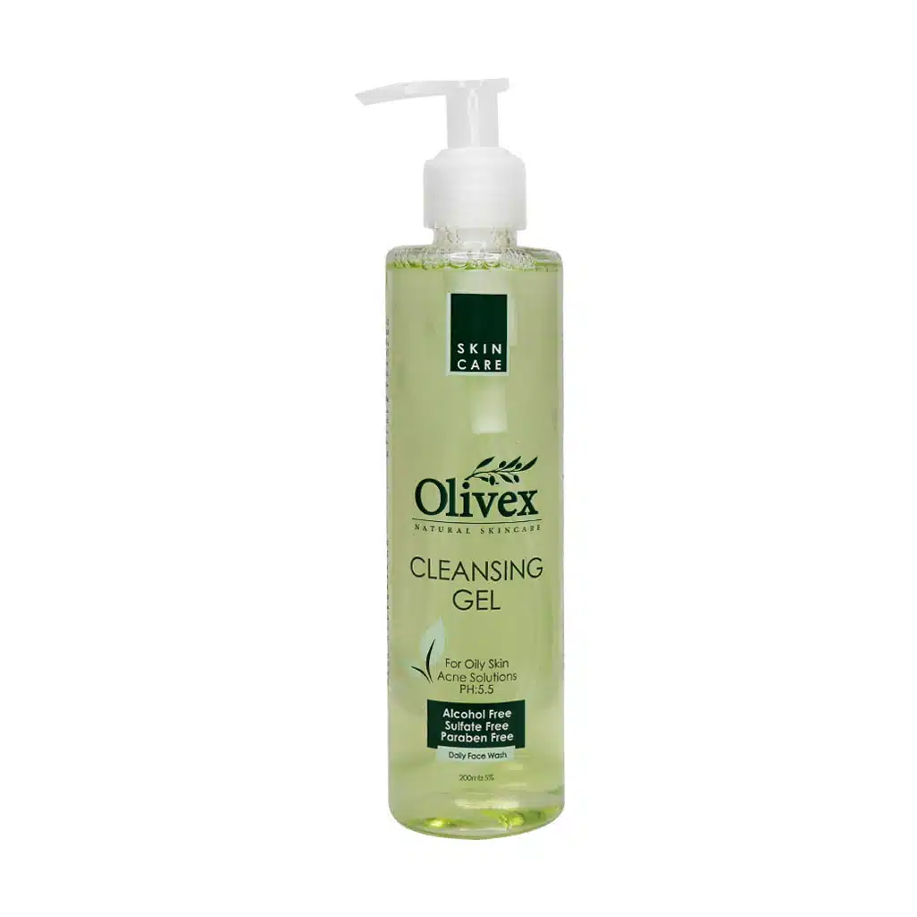 Olivex-Cleaning-Gel-200-ml.jpg.webp ژل شستشوی صورت الیوکس مخصوص پوست چرب 200 میلی لیتر
