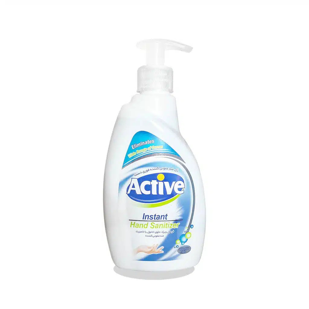 Active-Instant-Hand-Sanitizer-Gel-450ml.jpg.webp ژل ضد عفونی کننده دست اکتیو 450 میلی لیتر