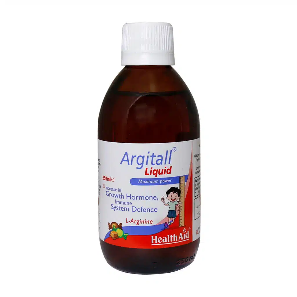 Health-Aid-Argitall-Liquid-250-ml.jpg.webp شربت آرژیتال هلث اید مکمل رشد کودک 250 میلی لیتر