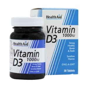 قرص ویتامین D3 1000 واحد هلث اید