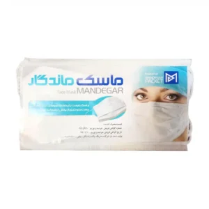 ماسک تنفسی سه لایه ماندگار بسته 3تایی