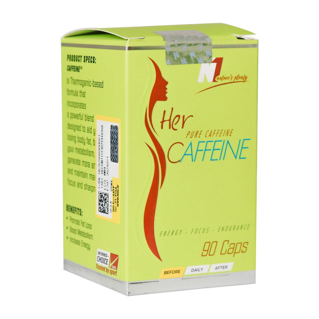 Natures Plenty Her Caffeine Capsules 90 Caps کپسول هر کافئین نیچرز پلنتی