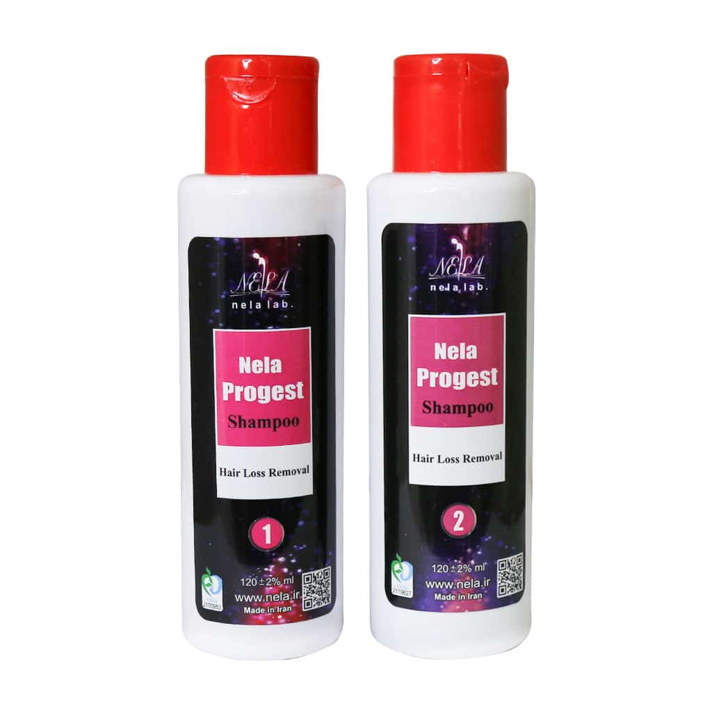 Nela Progest Hair Loss Removal Shampoo شامپو رفع ریزش مو نلا پروژست