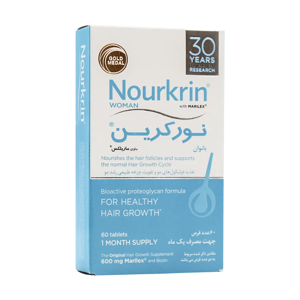 Pharma Medico Nourkrin Extra Strength Tablet for Women 60 Tabs قیمت قرص نورکرین بانوان