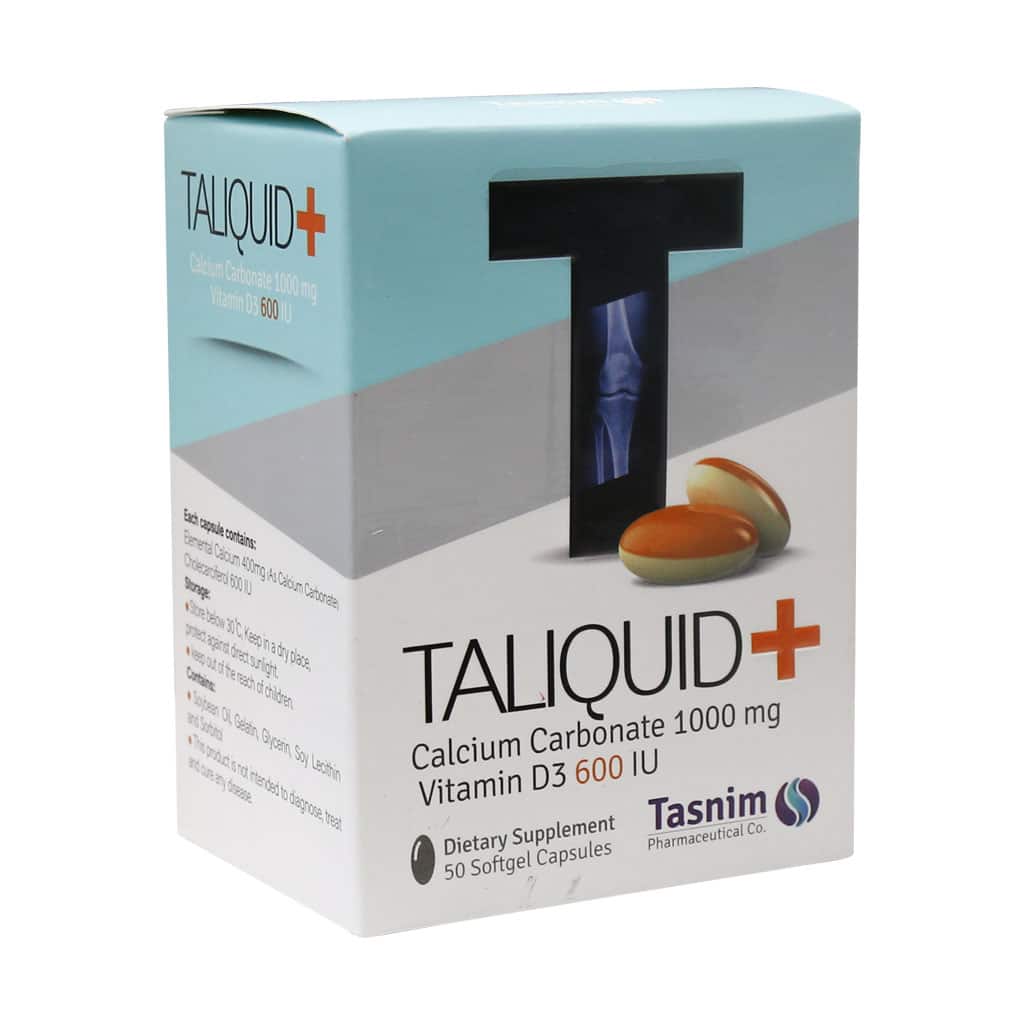 Tasnim Taliquid 50 Capsule Softgel کپسول تالیکویید پلاس