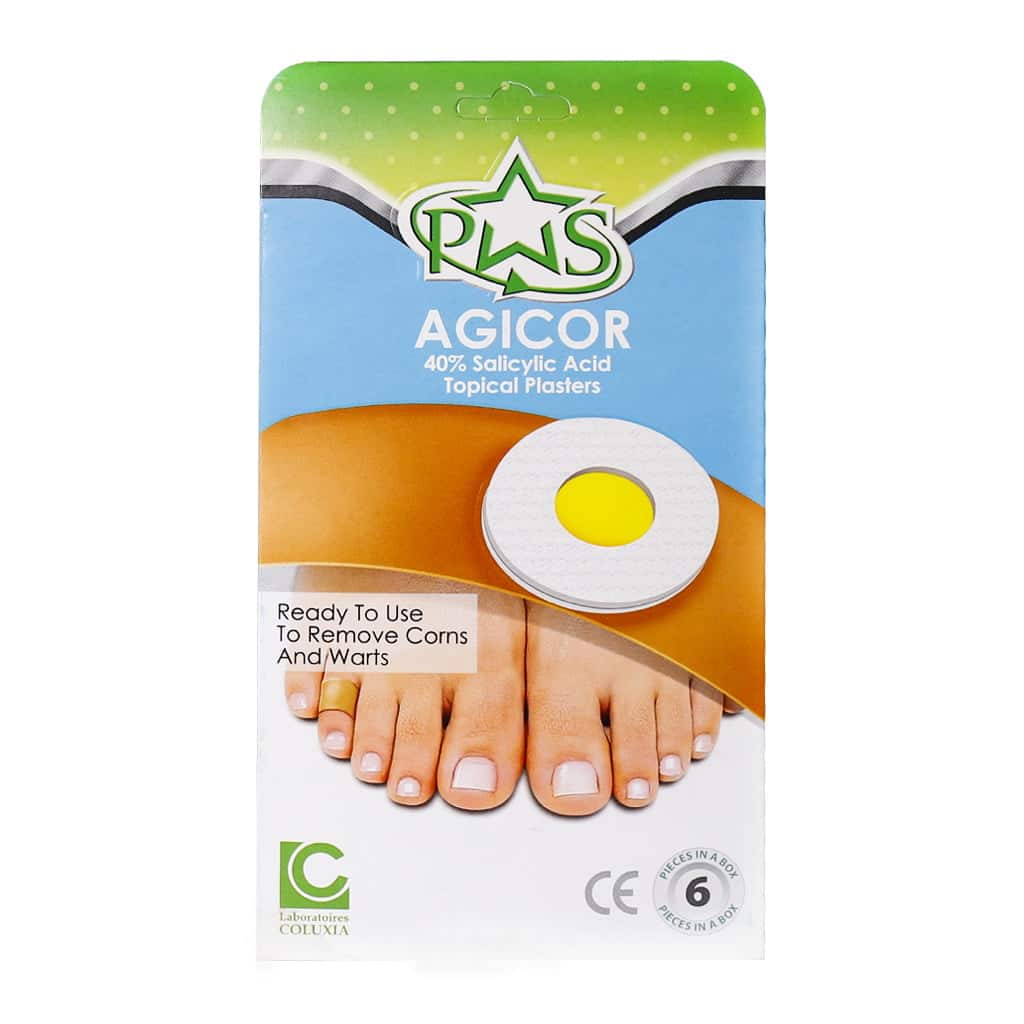 Agicor 40% Salicylic Acid Topical Plasters چسب موضعی میخچه آجیکور