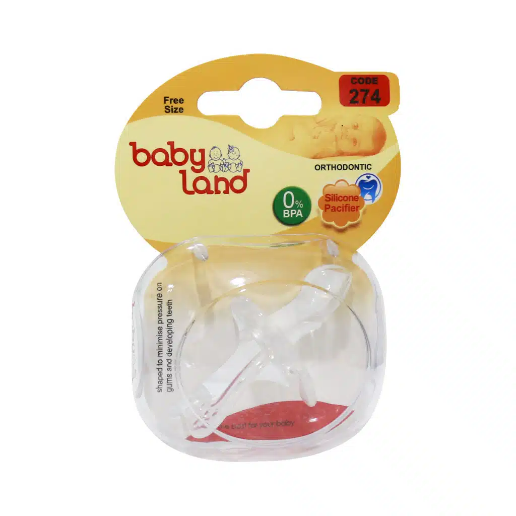 Baby-Land-Orthodontic-Pacifier-Code-274-1.jpg.webp پستانک ارتودنسی کودک بیبی لند کد 274