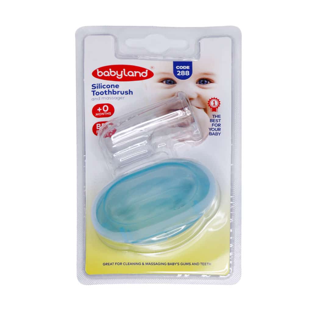 مسواک سیلیکونی کودک بیبی لند مدل آ مسواک سیلیکونی کودک بیبی لند مدل 288