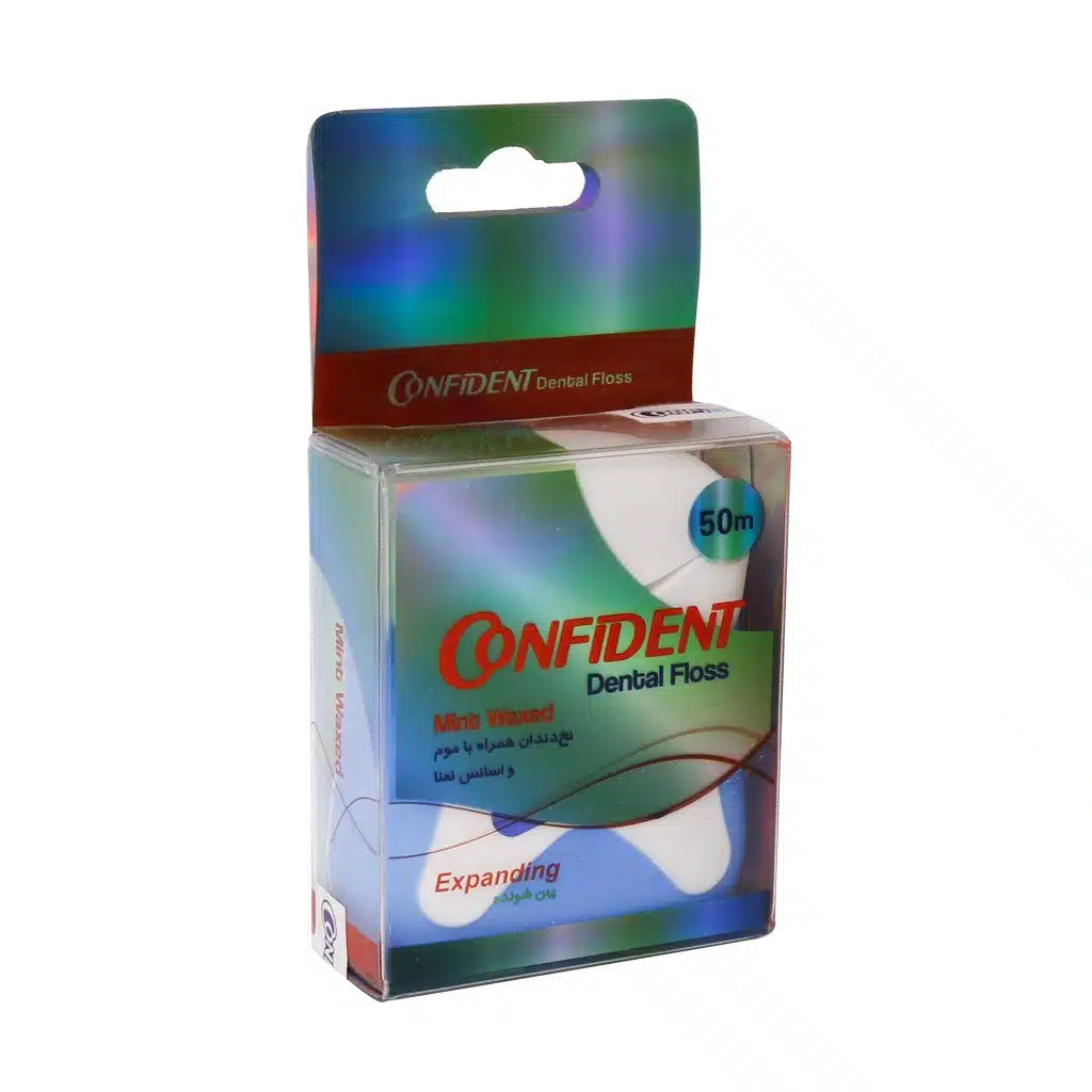 Confident-Expanding-Dental-Floss-50-m.jpg.webp نخ دندان مدل Expanding کانفیدنت 50 متر