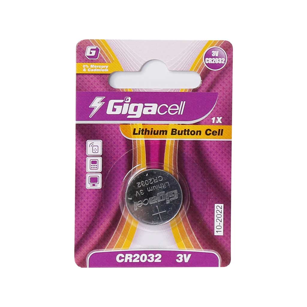 Gigacell CR1032 Hearing Aid Battery باتری سمعک CR2032 گیگاسل