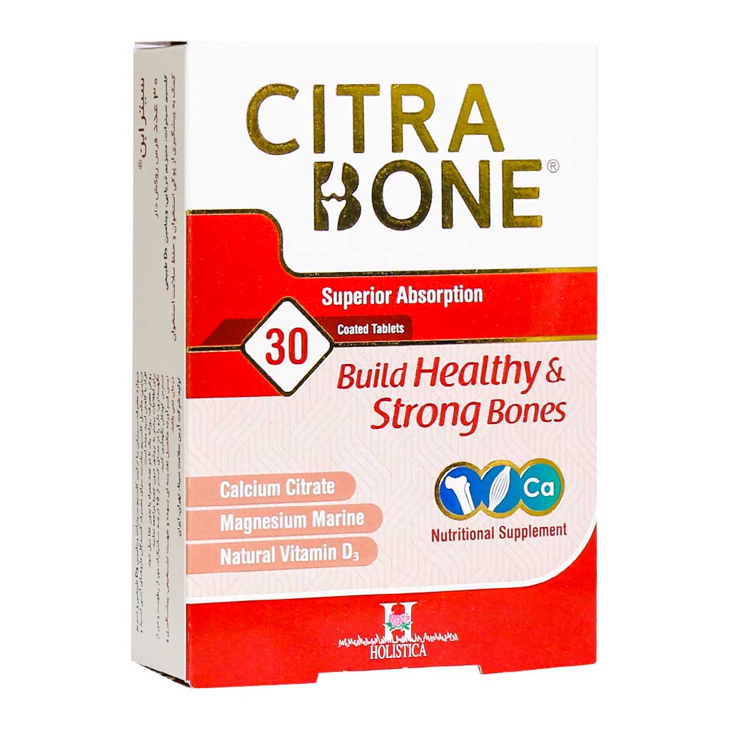Holistica Citrabone 30 Coated Tablets قرص روکش دار سیترابن هولیستیکا