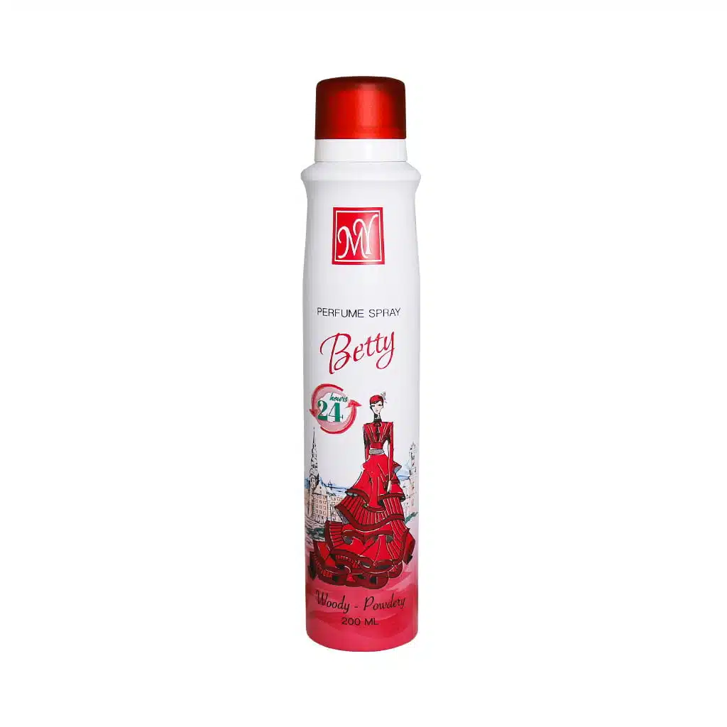 My-Perfume-Spray-Model-Betty-200-ml.jpg.webp اسپری بدن زنانه مدل بتی مای 200 میلی لیتر