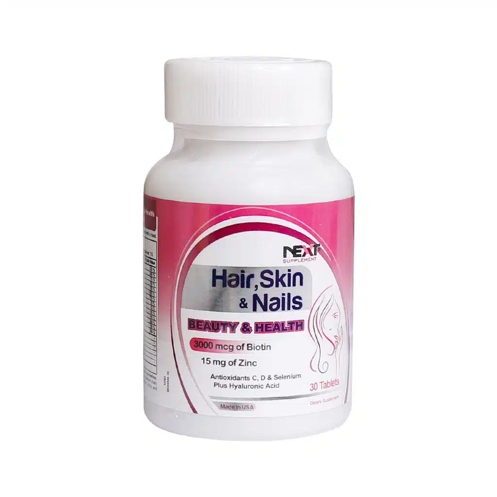 Next-Supplement-Hair-Skin-and-Nails-Tablets-30-Tabs.jpg.webp قرص هیر اسکین اند نیلز نکست ساپلمنت حفظ سلامت پوست مو و ناخن 30 عدد