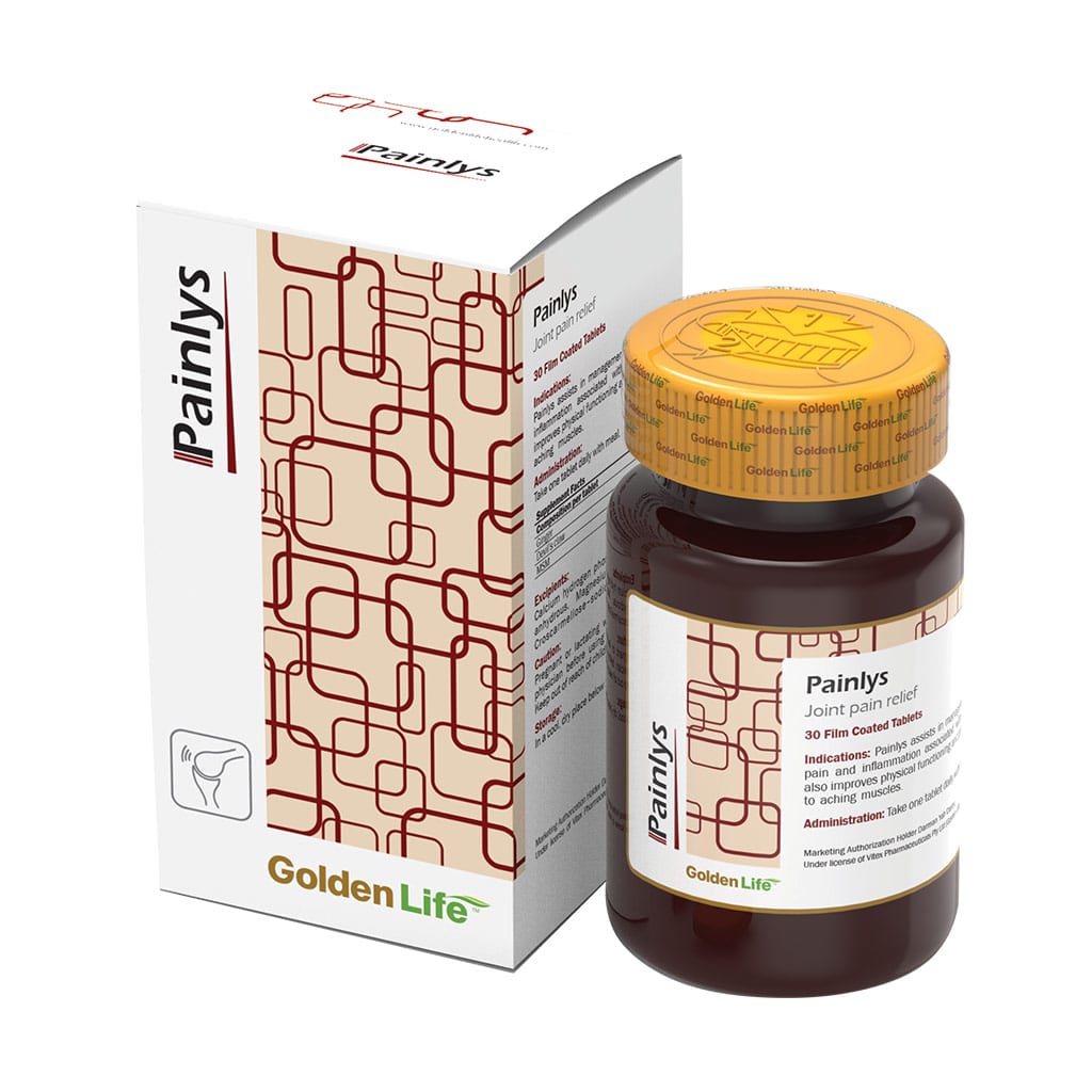 Golden-Life-Painlys-Tablets-30-Tabs قرص پین لیز گلدن لایف تسکین دهنده دردهای مفصلی 30 عدد