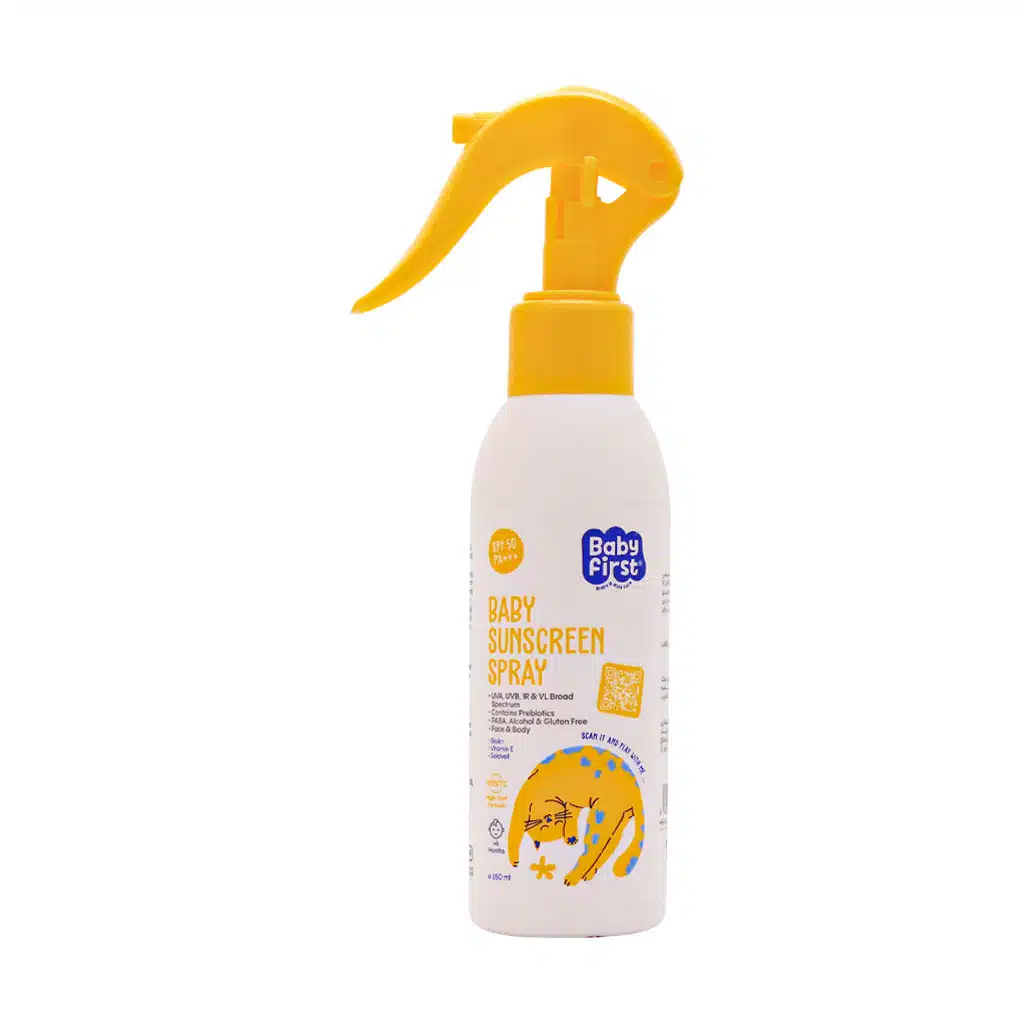 Seagull-Kids-Sunscreen-Spray-150-1.jpg.webp اسپری ضدآفتاب کودکان بیبی فرست سی گل SPF50 حجم 150 میلی لیتر