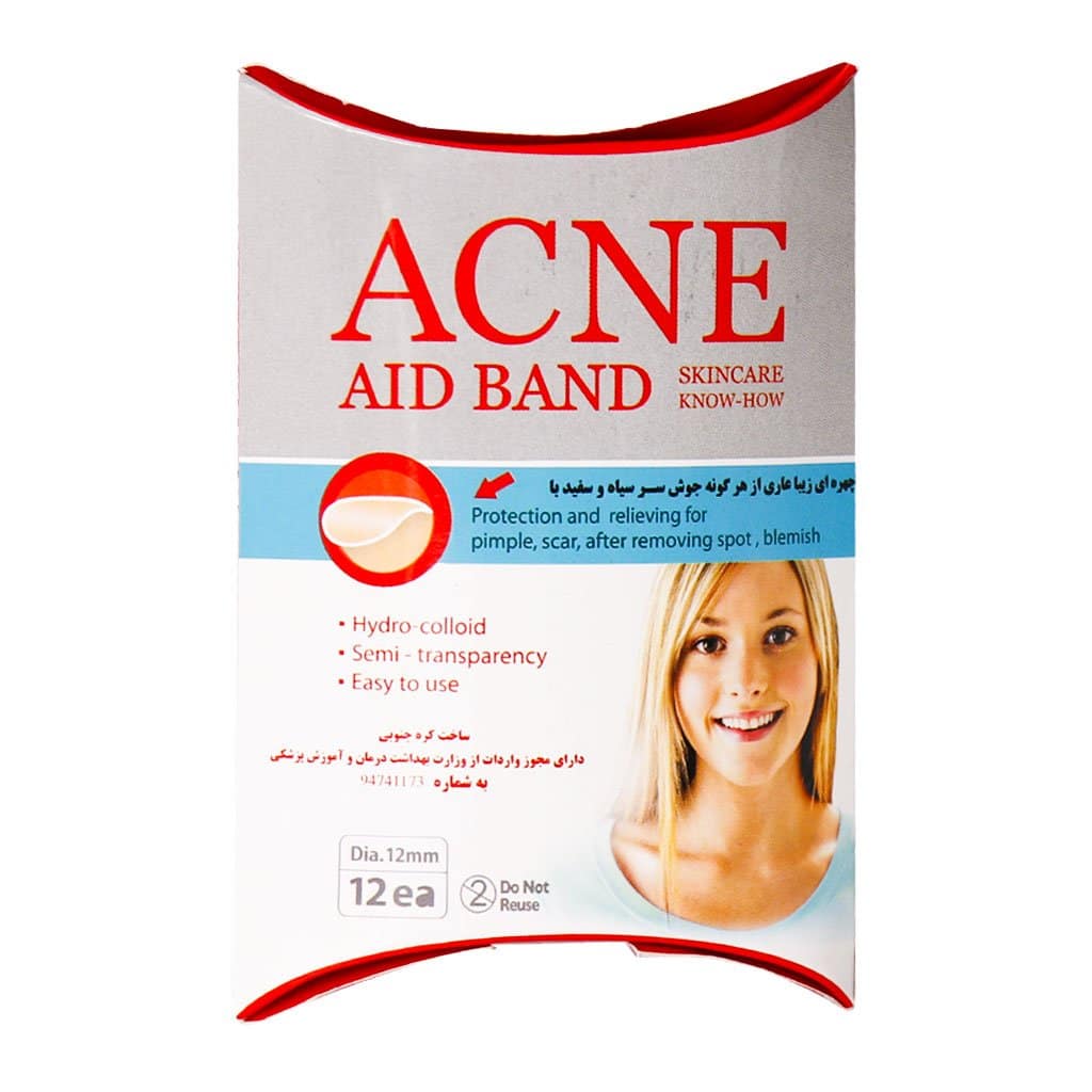 Sinsin Pharm Acne Aid Band 12 Pcs چسب ضد جوش سین سین فارم