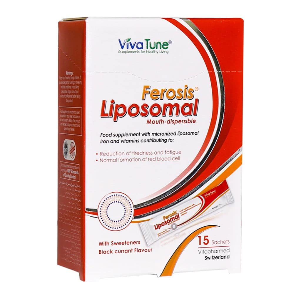 Viva Tune Ferosis Liposomal 15 Sachets ساشه لیپوزومال فروسیس ویواتیون