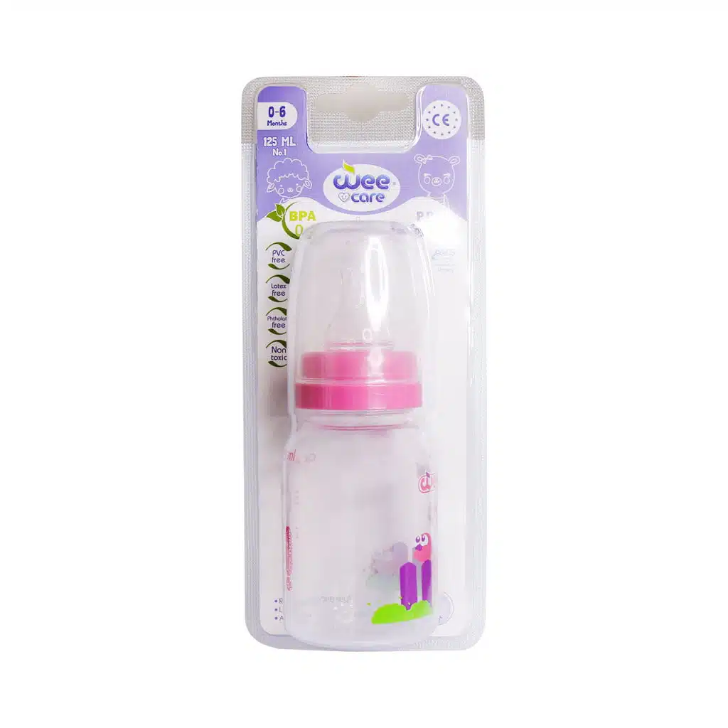 Weecare-Glass-Baby-125-ml-Code-325.jpg.webp شیشه شیر 125 میلی لیتر وی کر کد 325