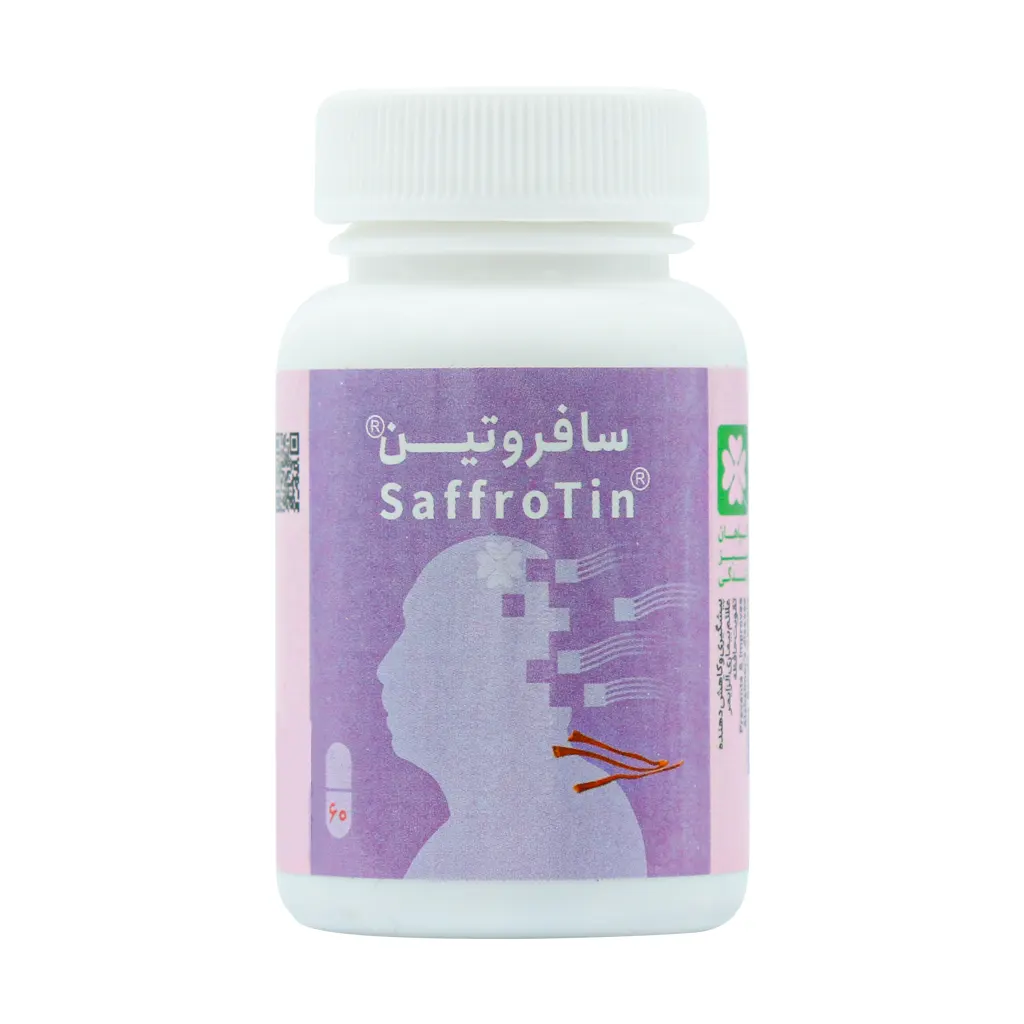 Green Plants of Life Saffrotin 60 قیمت کپسول گیاهی سافروتین گیاهان سبز زندگی