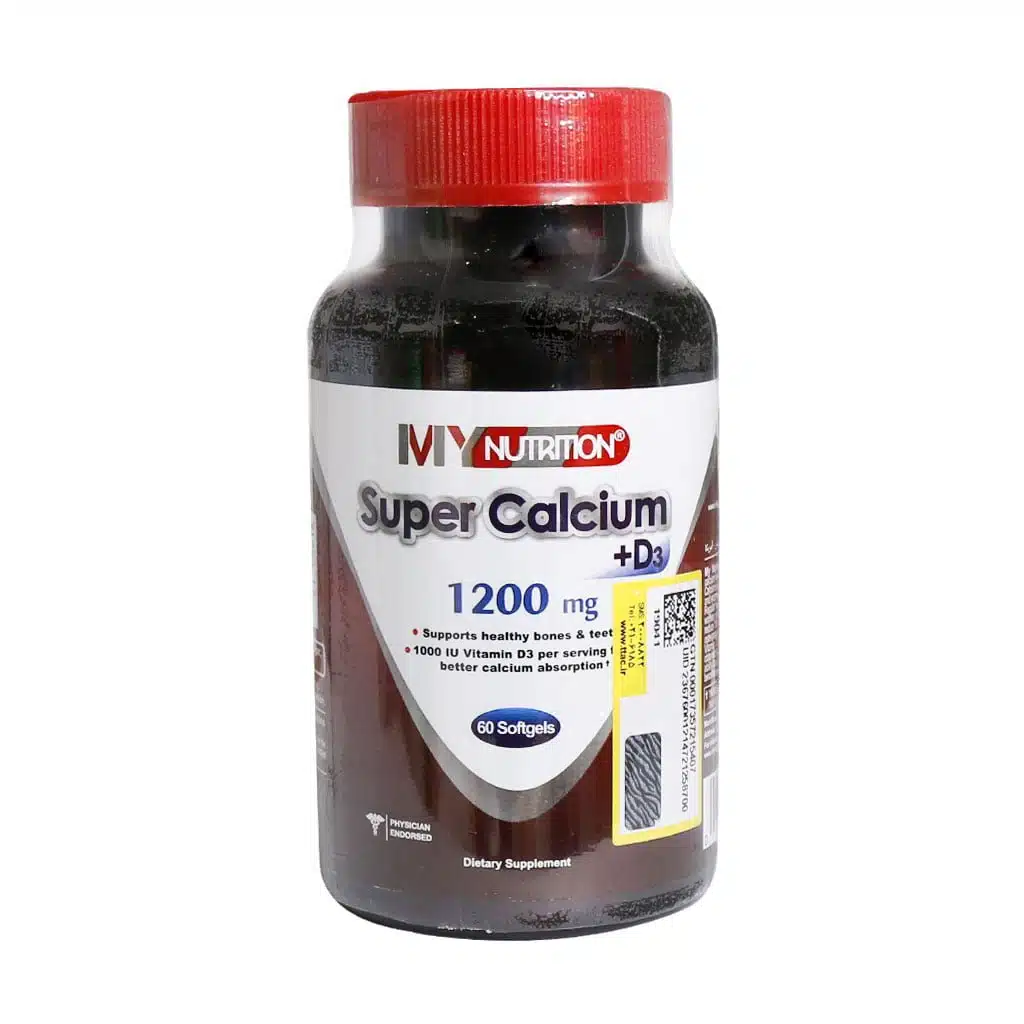 My-Nutrition-Super-Calcium-D3-60-Softgel.jpg.webp سافت ژل سوپر کلسیم و ویتامین د 3 مای نوتریشن 60 عدد