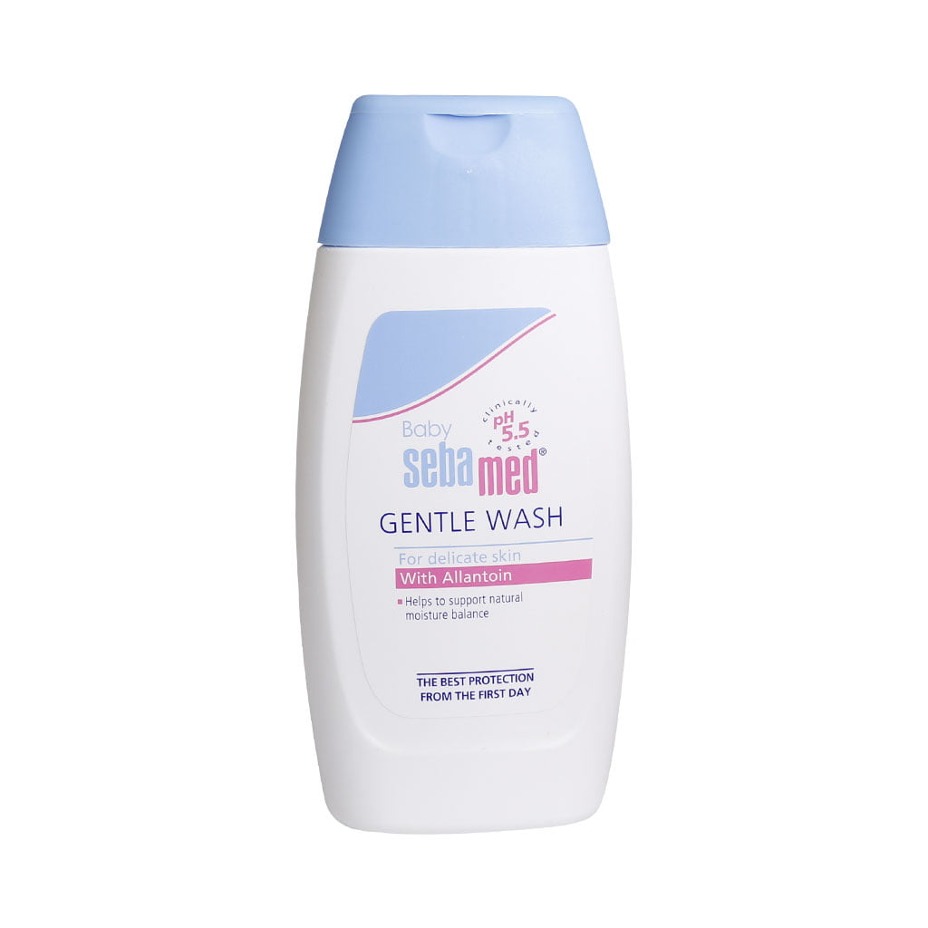 Sebamed Baby Wash Extra Soft Solution 200 ml محلول شستشو دهنده بدن کودک سبامد