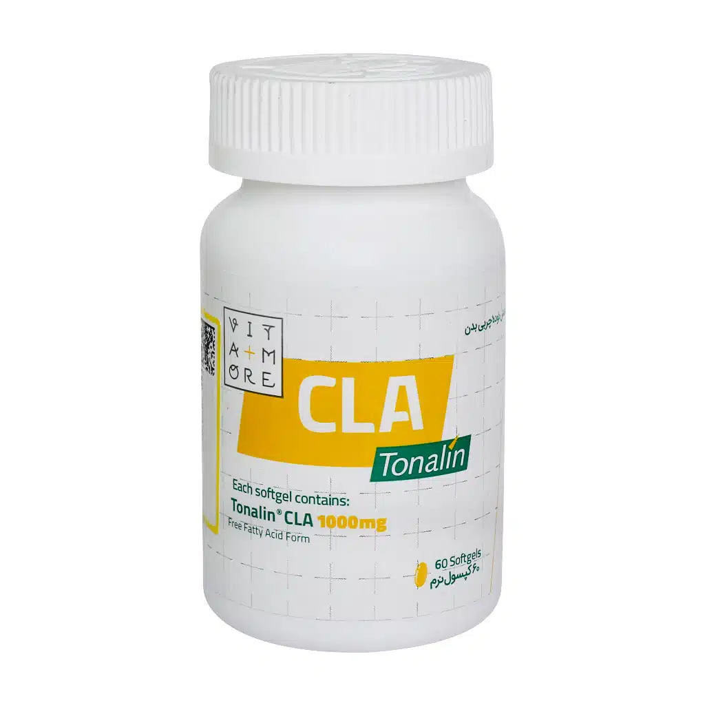 Vitamore-CLA-Caps-1.jpg.webp کپسول نرم سی ال ای ویتامور 60 عدد