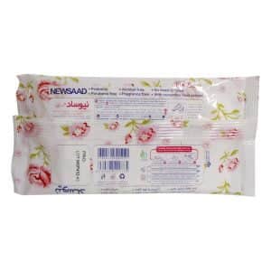 دستمال مرطوب پاک کننده آرایش پوست حساس نیوساد 20 عدد