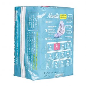 نوار بهداشتی مشبک بزرگ ناولتی بسیار نازک 8 عدد