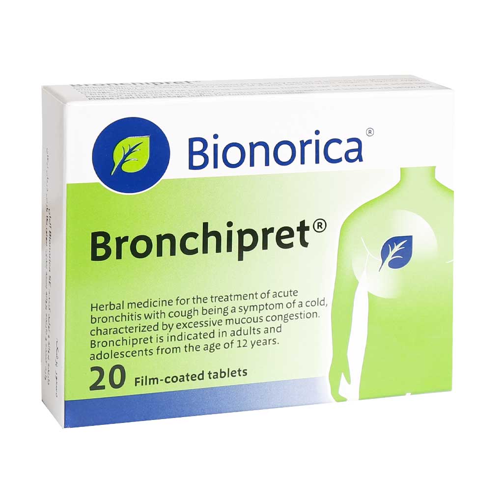 Bionorica Bronchipret 20 Film-Coated Tablets قرص برونشی پرت بیونوریکا