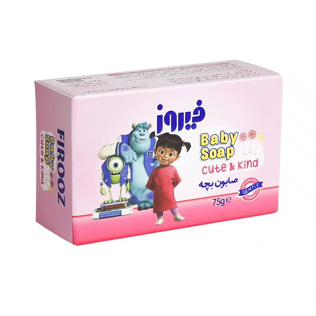 Firooz-Baby-Soap-75-g.jpg.webp صابون پوست حساس کودک فیروز 75 گرم
