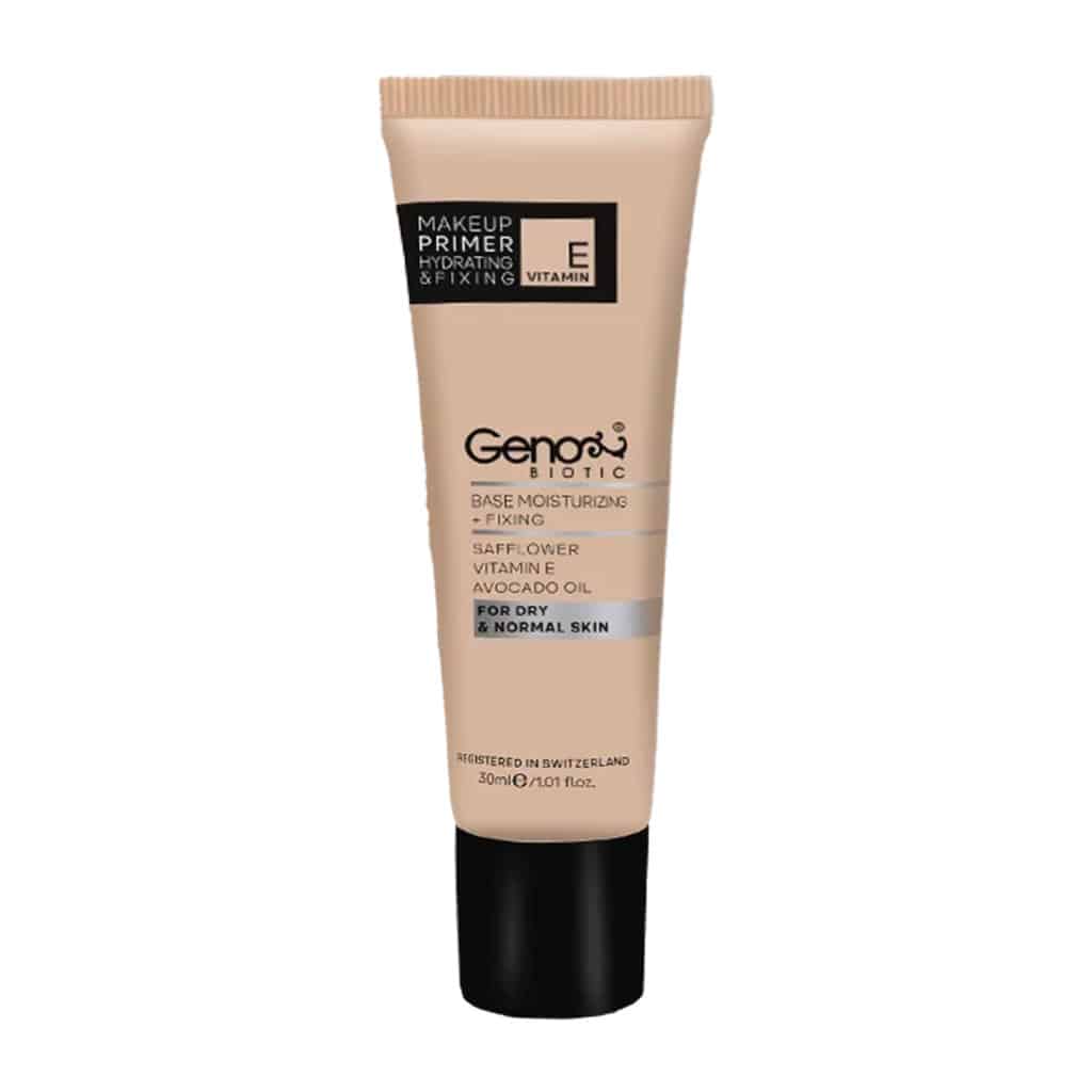 Geno-Biotic-Make-up-Primer-For-Dry-and-Normal-Skin-30-ml پرایمر صورت ژنوبایوتیک مناسب پوست خشک و معمولی 30 میلی لیتر