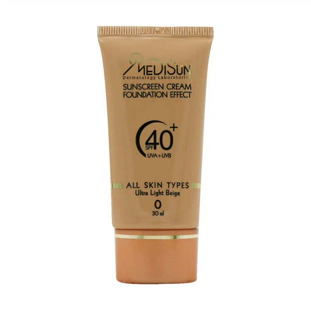 Medisun-Sunscreen-Cream-Foundation-For-All-Skin-Types-۳۰-l.jpg.webp کرم ضد آفتاب با پوشش کرم پودر مدیسان مناسب انواع پوست 30 میلی لیتر