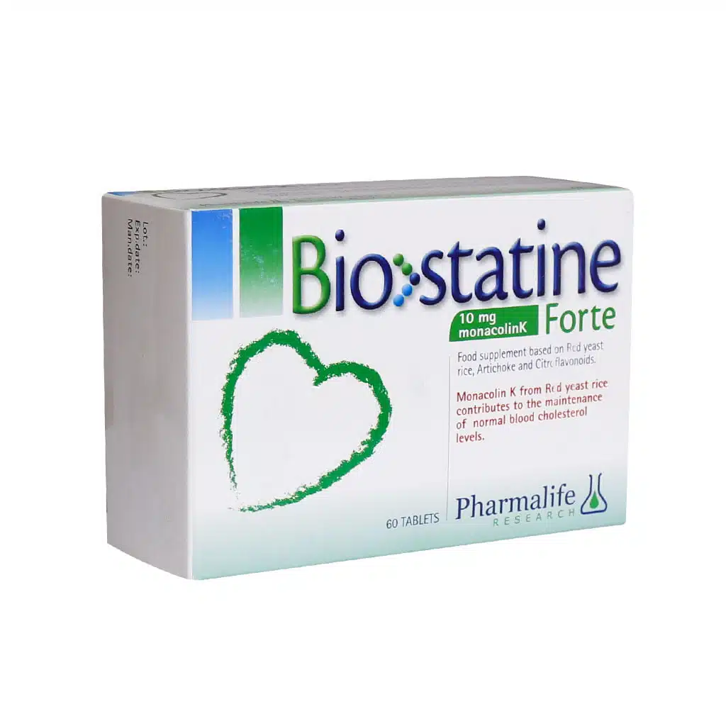 Pharmalife-Biostatine-Forte-60-Tab.jpg.webp قرص بیوستاتین فورت فارما لایف 60 عدد