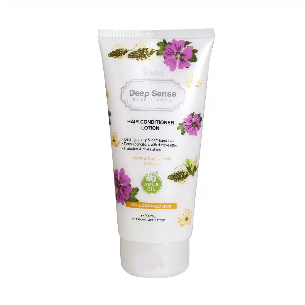 Seagull-Deep-Sense-Hair-Conditioner-Lotion-200-ml.jpg.webp لوسیون نرم کننده موهای خشک دیپ سنس سی گل 200 میلی لیتر