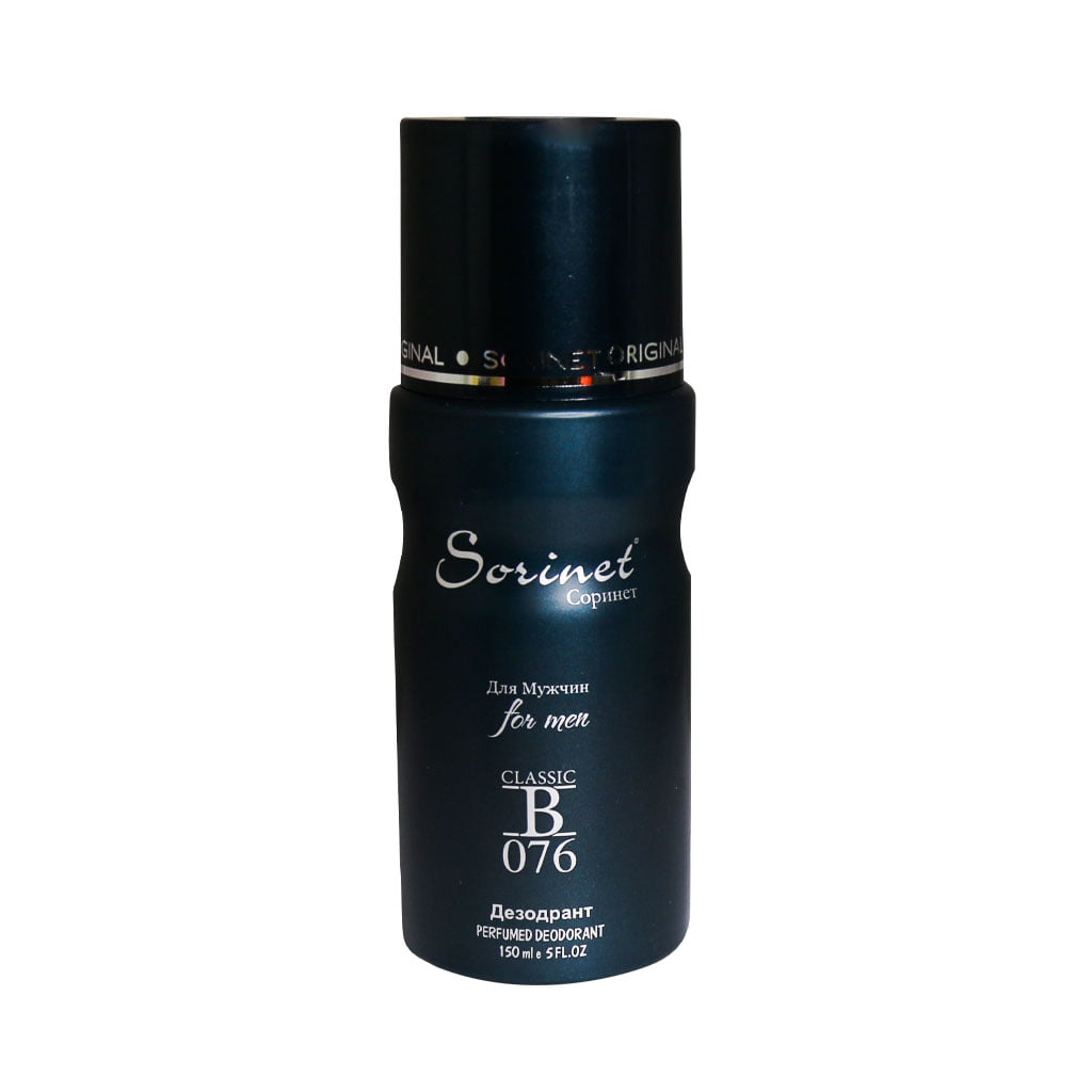 Sorinet B076 Deodorant for men 150 ml اسپری خوشبو کننده مردانه سورینت مدل B076